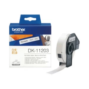 image of Brother DK-11203 17mm x 87mm P-touch Etikettes x300