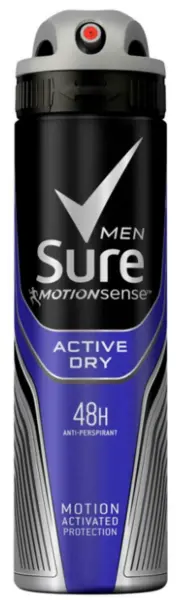 image of Sure Men Active Dry Motion Sense System Deodorant 150ml