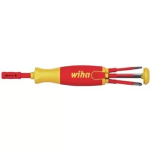 Image of Wiha Schraubendreher mit 6 slimBits VDE Screwdriver/magazine attachment DIN EN 60900
