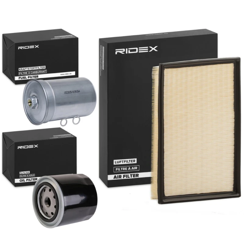 Image of RIDEX 4055F23504 Filter Set with air filter Filter Set (4055)