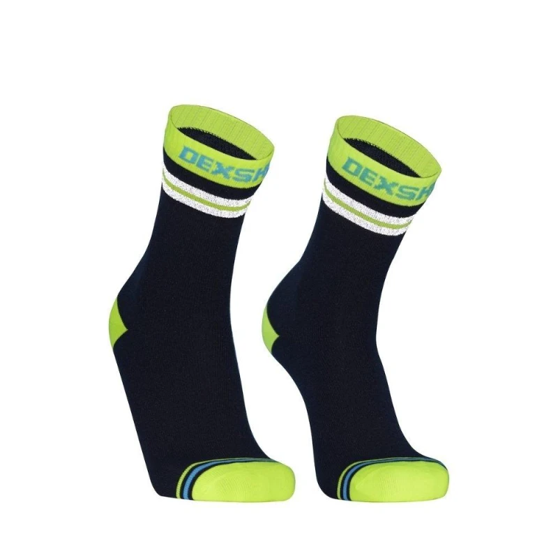 Image of DexShell Pro Visibility Socks Black Grey unisex S