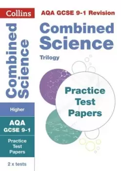 Image of AQA GCSE 9-1 combined science higher practice test papers by