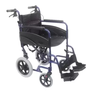 image of Aidapt Aluminium Transit with Chair - Blue