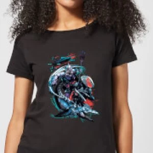 Image of Aquaman Black Manta & Ocean Master Womens T-Shirt - Black