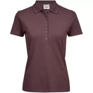 Image of Tee Jays Womens/Ladies Luxury Stretch Polo Shirt (XL) (Grape)