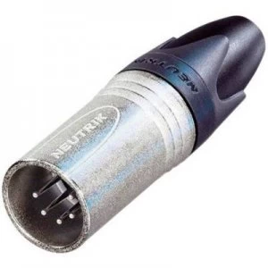 Image of Neutrik NC5MXX XLR connector Plug, straight Number of pins: 5 Silver