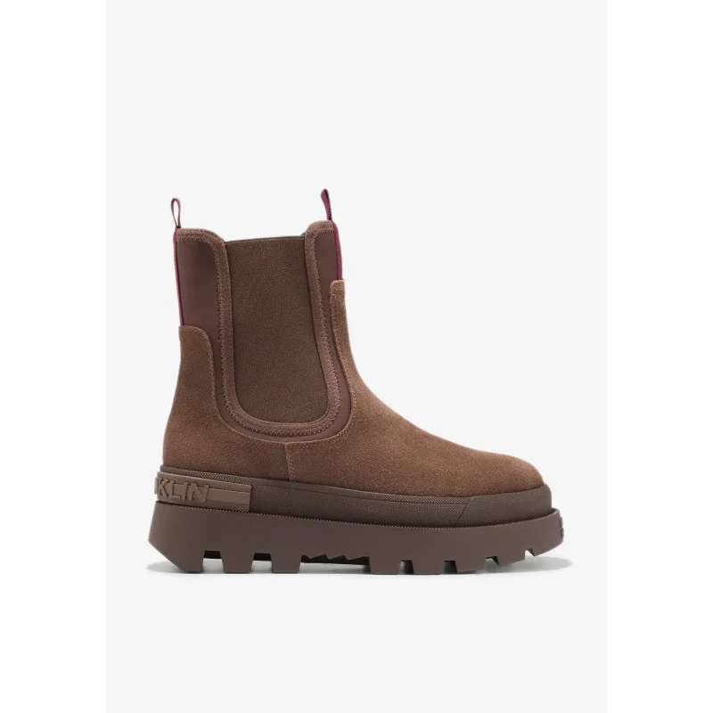 Image of D.Franklin Womens boots D.Franklin All Track Chelsea Marron Female 38