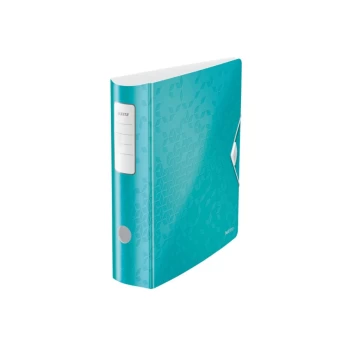 image of 180 Active WOW Lever Arch File A4. 75MM. Ice Blue - Outer Carton of 5