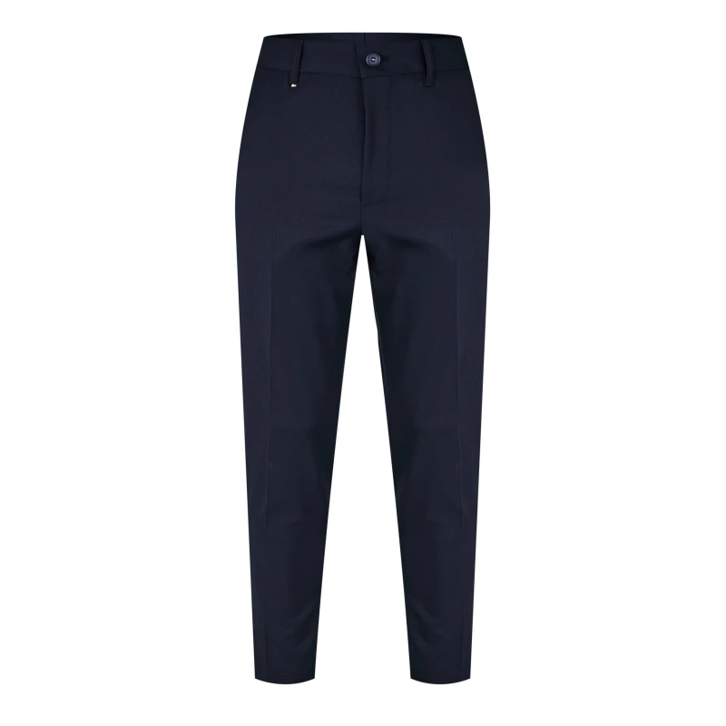 Image of Boss Mens C Perin Tailored Fit Suit Trousers Dark Blue male M