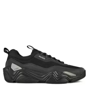 Image of HUGO Quake Run Black Trainers