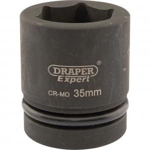 Image of Draper Expert 1" Drive Hexagon Impact Socket Metric 1" 35mm