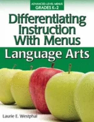 Image of differentiating instruction with menus language arts
