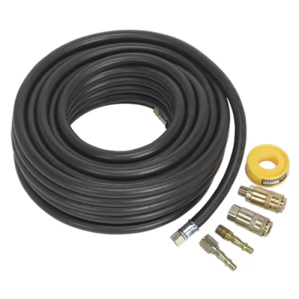 Genuine SEALEY AHK01 Air Hose Kit 15mtr x &#216;8mm with Connectors