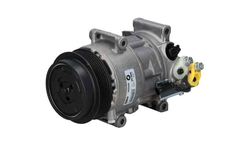 Image of VALEO 690999 AC Compressor VALEO RE-GEN REMANUFACTURED Refrigerant: R134a, PAG 46, with PAG compressor oil Compressor,air conditioning (447)
