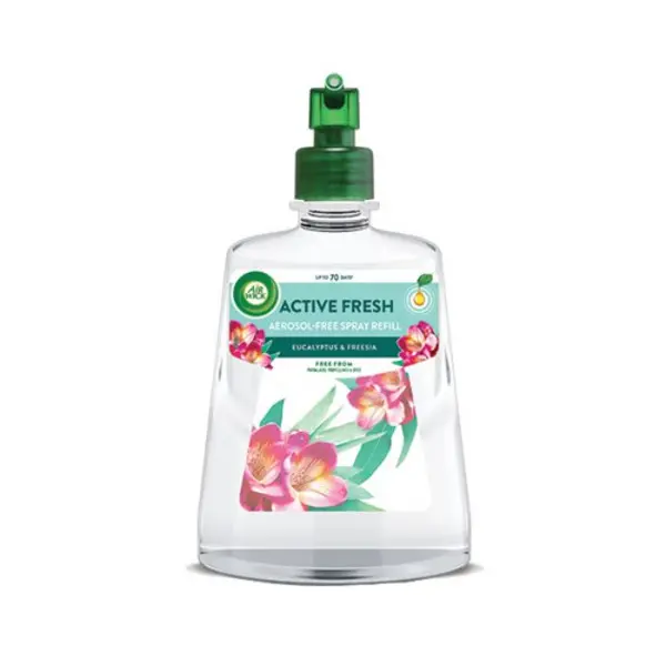 image of Air Wick Active Fresh Aerosol-Free Spray Refill Eucalyptus and Freesia 228ml 3247398