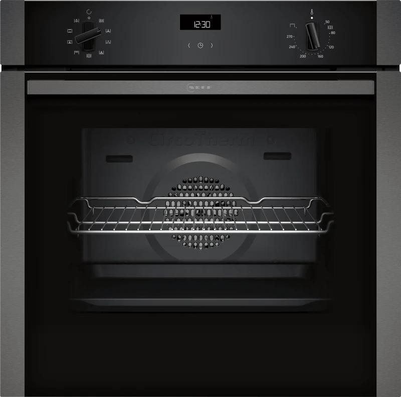 Image of Neff N50 B1ACE4AG3B Electric Single Oven - Graphite Grey B1ACE4AG3B Graphite,Grey