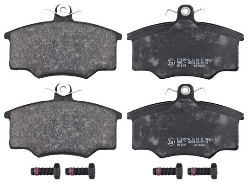 Image of A.B.S. 36532 Brake pad set without integrated wear sensor Brake Pad Set,disc brake (402)