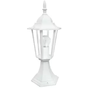 image of Netlighting Milano Outdoor Pedestal Light White, IP44 17x40.3cm