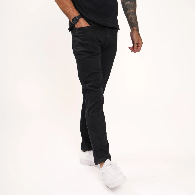 Image of Firetrap Firetrap Rom Straight Leg Jeans Mens Reg Black Wash male 30W S