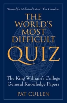 Image of The Worlds Most Difficult Quiz by Pat Cullen Paperback