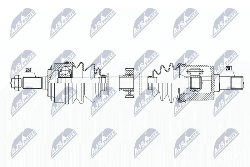 Image of NTY Drive shaft NTY NPW-HD-043