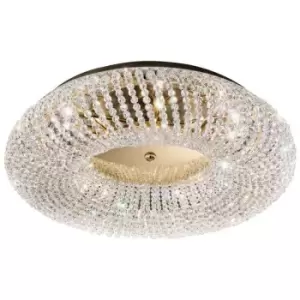 image of Kolarz CARLA - Designer Crystal Large Ceiling Light Polished Gold, 5x G9