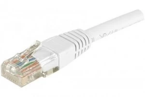 Image of 15m RJ45 UUTP Cat6 White Patch Cable