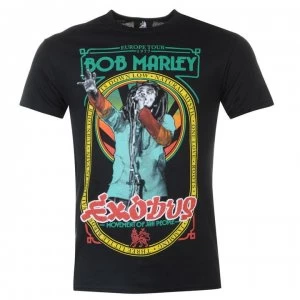 Official Bob Marley T Shirt Mens - Exodus Singing