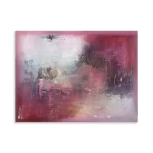Image of The Art Group Soozy Barker Plum Fusion Canvas / 85x120cm