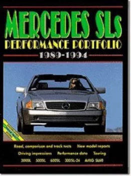 Image of Mercedes Sls Performance Portfolio 1989-1994 by R. M Clarke Paperback