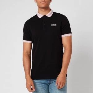 Barbour International Mens System Polo Shirt - Black - M