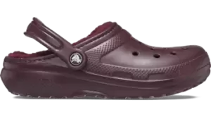 Crocs Classic Lined Clogs Unisex Dark Cherry W4/M3