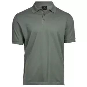 Image of Tee Jays Mens Luxury Stretch Short Sleeve Polo Shirt (M) (Leaf Green)
