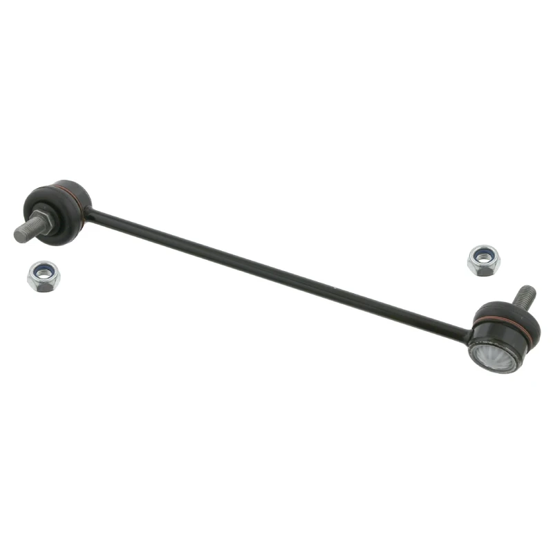Image of FEBI BILSTEIN 27514 Anti-roll bar link OE Turbo NEW, Front Axle Left, with nuts Steel Link Stabiliser (3229)