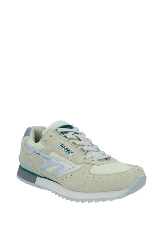 Image of Hi-Tec Mens Silver Shadow OG Lace Up Trainers Shoes - UK 7 Grey male GDE2883SIL7