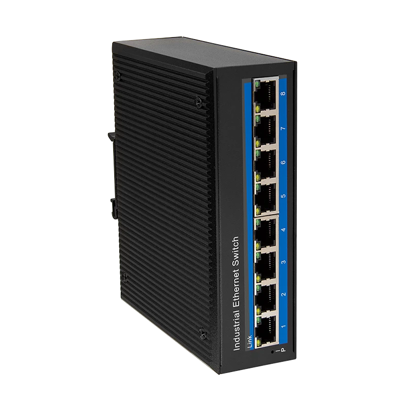 Image of LogiLink Industrial Fast Ethernet Switch. 8-Port 10/100 Mbps