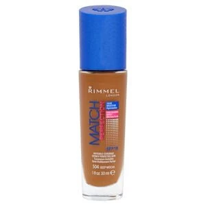 Image of Rimmel Match Perfection Foundation Deep Mocha Nude