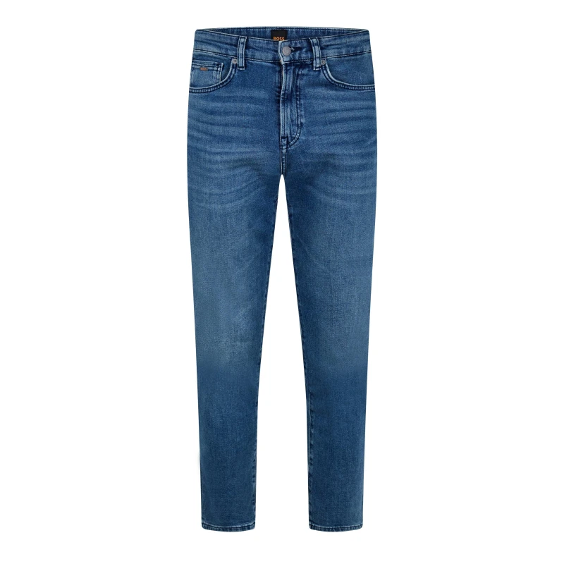 Image of Boss Boss Maine Straight-Leg Jeans - Blue 32 R Male
