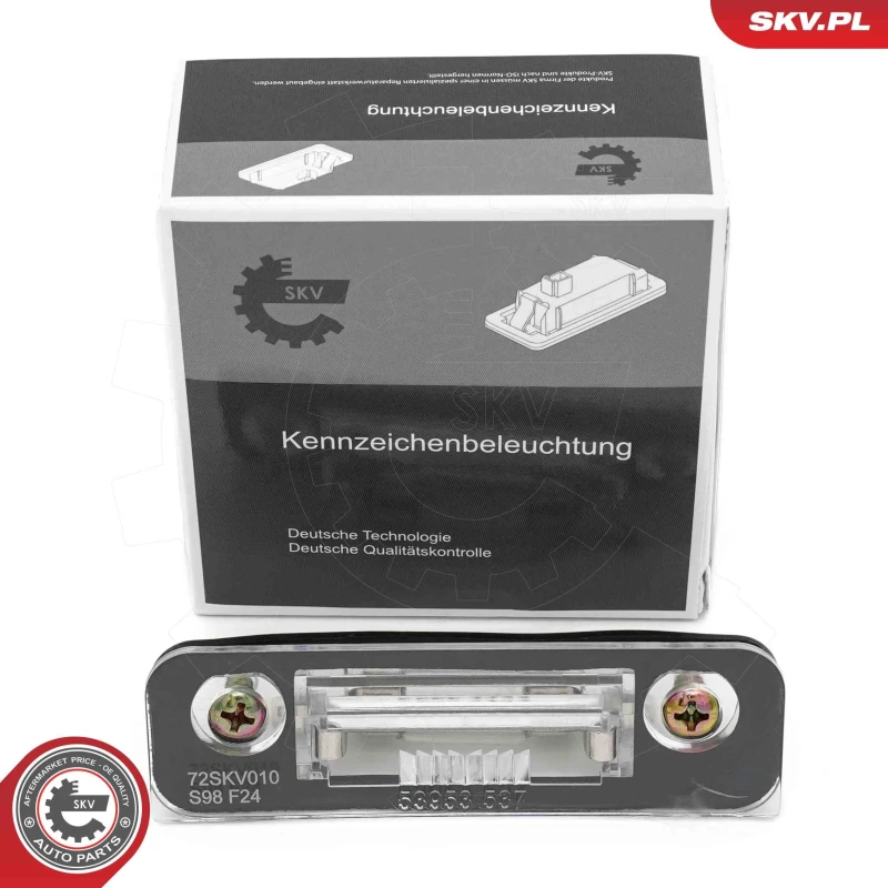 Image of ESEN SKV Number plate light ESEN SKV 72SKV010