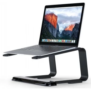 Elevator Desktop Stand for Laptops Black Clear