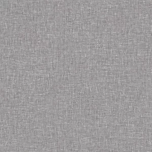 Image of Arthouse Linen Texture Mid Grey Wallpaper 10.05m x 53cm