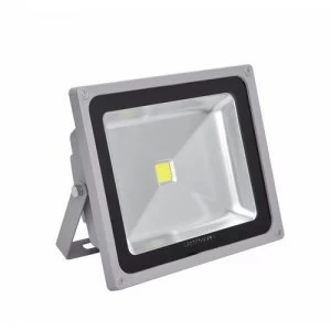Image of Lighthouse IP65 Ultra Efficient LED Grey Aluminium Floodlight - 50 Watt