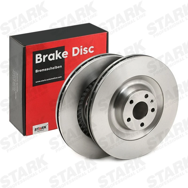 Image of STARK SKBD-0023461 Brake disc Front Axle, Vented, Cast Iron, Uncoated, Untreated, without bolts/screws Cast Iron Brake Disc (82)