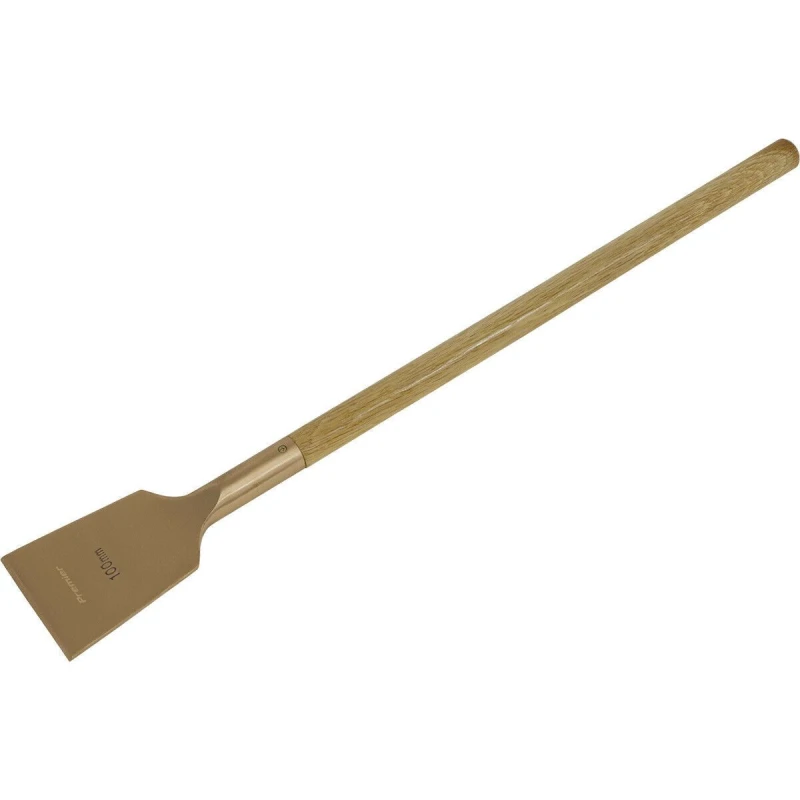 Image of Loops Long Handle Decorators Scraper - 100 x 720mm - Non-Sparking - Beryllium Copper Copper