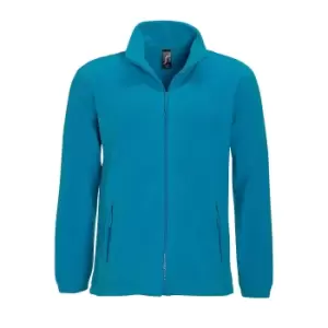 Image of SOLS Mens North Full Zip Outdoor Fleece Jacket (4XL) (Aqua)