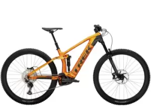 Image of 2023 Trek Rail 9.5 Gen 2 Electric Mountain Bike in Factory Orange