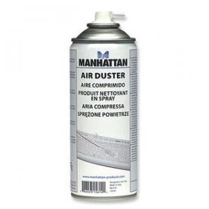 Manhattan Air Duster 400ml Can Extension Tube 15cm Gently Remove Dust and Debris from sensitive electronics such as keyboards/laptops contains no CFC