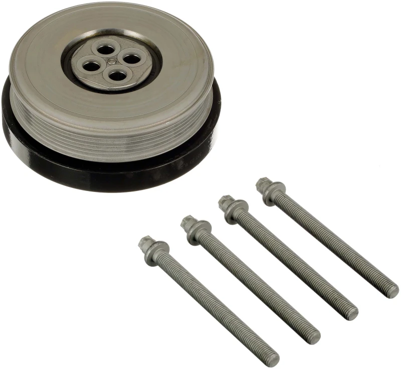 Image of GATES TVD1228A Crankshaft Pulley G-Force PowerLink with damping, with accessories, Ø: 160mm Metal Belt Pulley,crankshaft (3213)