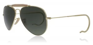 image of Ray-Ban Outdoorsman Sunglasses Gold L0216 58mm