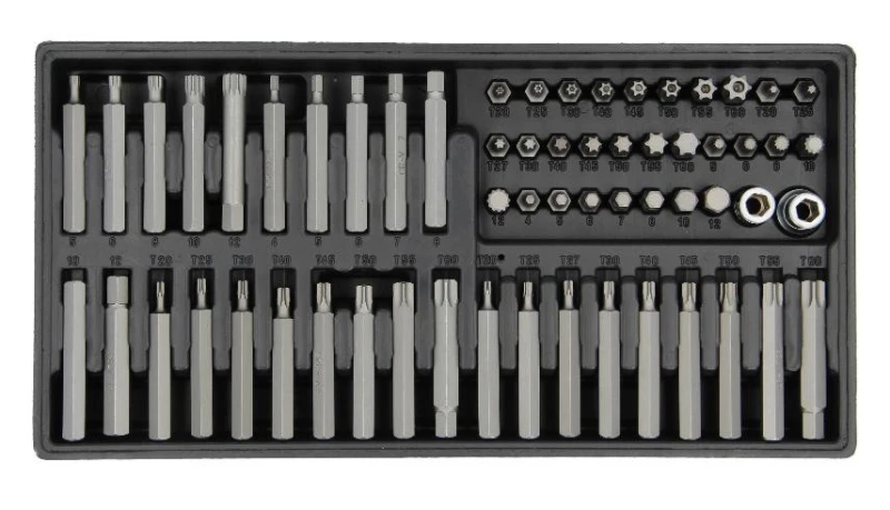 Image of ENERGY NE00334 Screwdriver Bit Set Number of tools: 60, in plastic holder Screwdriver Bit Set (6625)